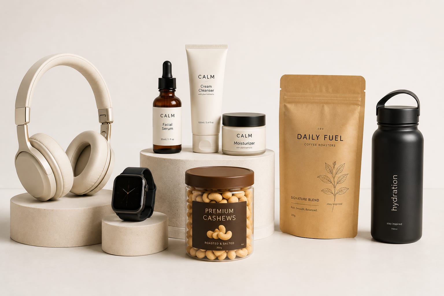Physical product range